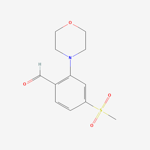 4-methylsulfonyl-2-morpholin-4-ylbenzaldehyde (CAS: 1197193-22-8) - Related Chemical Product