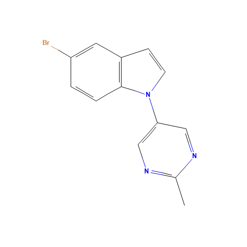 5-bromo-1-(2-methylpyrimidin-5-yl)indole (CAS: 1610800-74-2) - Related Chemical Product