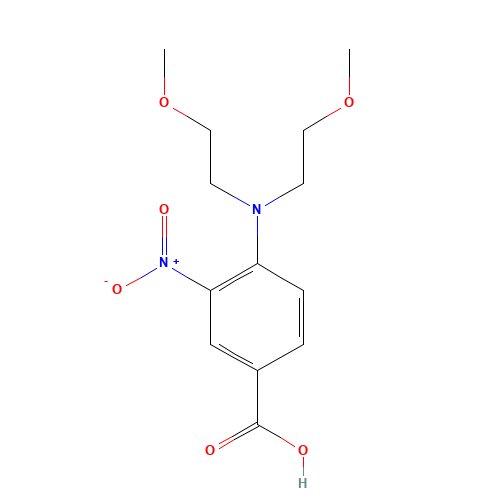 4-[bis(2-methoxyethyl)amino]-3-nitrobenzoic acid (CAS: 1140461-98-8) - Related Chemical Product