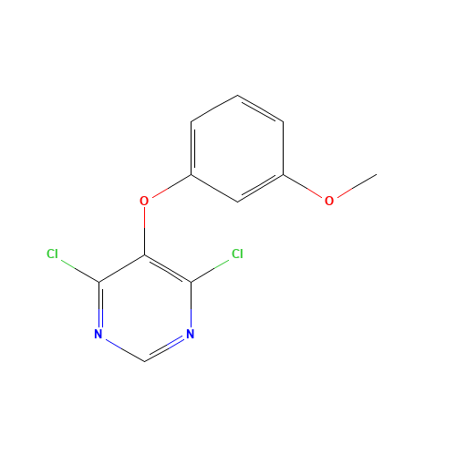 4,6-dichloro-5-(3-methoxyphenoxy)pyrimidine (CAS: 150727-28-9) - Related Chemical Product