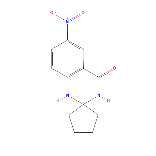 6-nitrospiro[1,3-dihydroquinazoline-2,1'-cyclopentane]-4-one (CAS: 158439-85-1) - Related Chemical Product