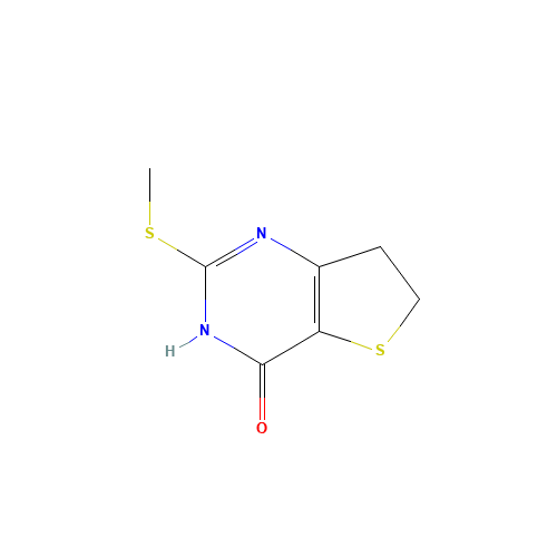 2-methylsulfanyl-6,7-dihydro-1H-thieno[3,2-d]pyrimidin-4-one (CAS: 139297-07-7) - Related Chemical Product