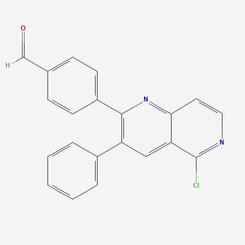 4-(5-chloro-3-phenyl-1,6-naphthyridin-2-yl)benzaldehyde (CAS: 917363-90-7) - Related Chemical Product