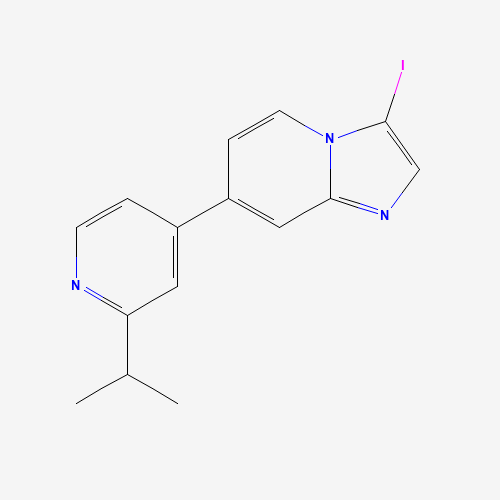 3-iodo-7-(2-propan-2-ylpyridin-4-yl)imidazo[1,2-a]pyridine (CAS: 908267-82-3) - Related Chemical Product