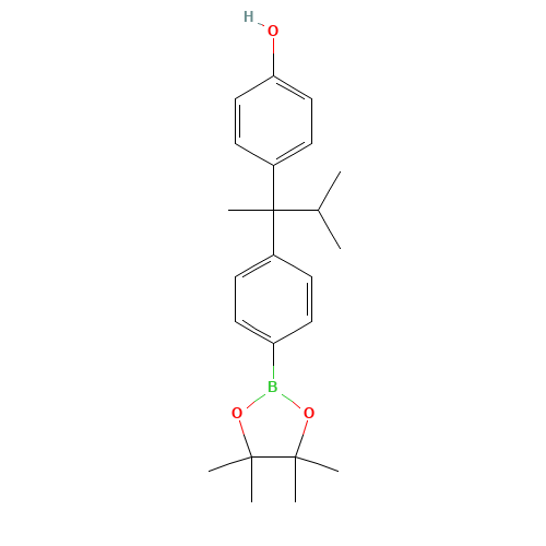 4-[3-methyl-2-[4-(4,4,5,5-tetramethyl-1,3,2-dioxaborolan-2-yl)phenyl]butan-2-yl]phenol (CAS: 1094061-21-8) - Related Chemical Product