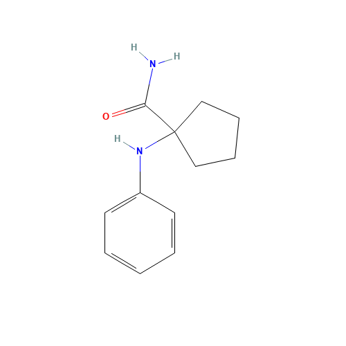 1-anilinocyclopentane-1-carboxamide (CAS: 6636-93-7) - Related Chemical Product