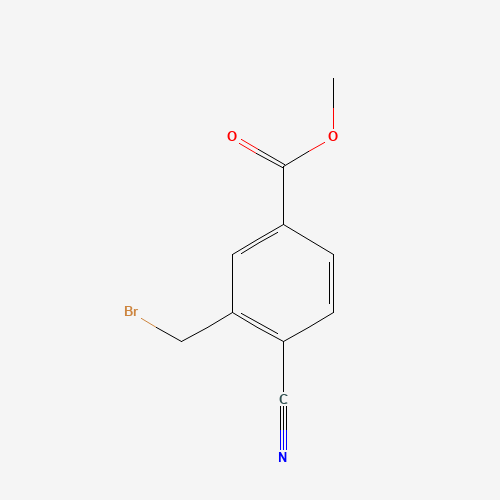 methyl 3-(bromomethyl)-4-cyanobenzoate (CAS: 908562-25-4) - Related Chemical Product