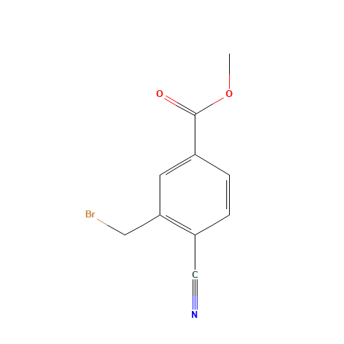 methyl 3-(bromomethyl)-4-cyanobenzoate (CAS: 908562-25-4) - Related Chemical Product