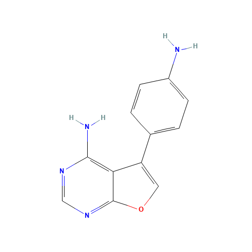 5-(4-aminophenyl)furo[2,3-d]pyrimidin-4-amine (CAS: 501693-47-6) - Related Chemical Product