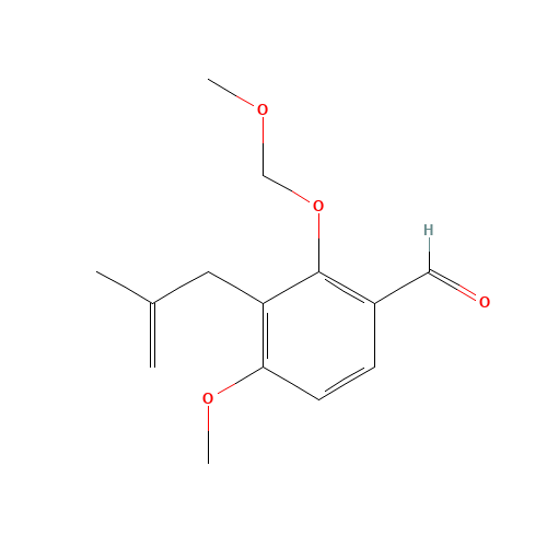 4-methoxy-2-(methoxymethoxy)-3-(2-methylprop-2-enyl)benzaldehyde (CAS: 664364-63-0) - Related Chemical Product