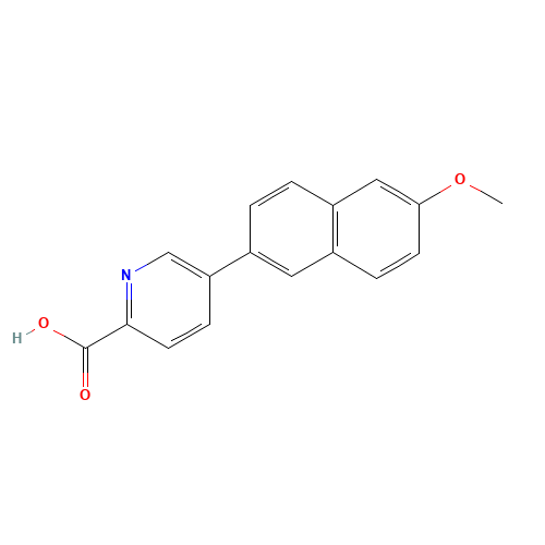 5-(6-methoxynaphthalen-2-yl)pyridine-2-carboxylic acid (CAS: 1097777-01-9) - Related Chemical Product