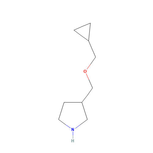 3-(cyclopropylmethoxymethyl)pyrrolidine (CAS: 1063734-02-0) - Related Chemical Product