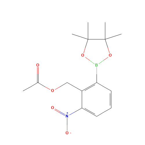 [2-nitro-6-(4,4,5,5-tetramethyl-1,3,2-dioxaborolan-2-yl)phenyl]methyl acetate (CAS: 1285533-34-7) - Related Chemical Product