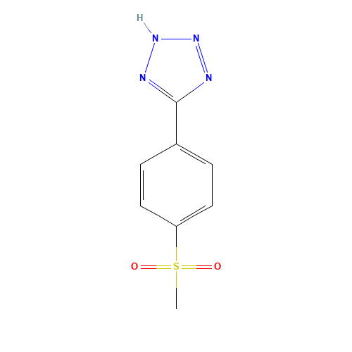 5-(4-methylsulfonylphenyl)-2H-tetrazole (CAS: 441054-54-2) - Related Chemical Product