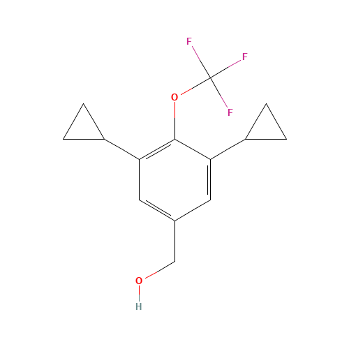 [3,5-dicyclopropyl-4-(trifluoromethoxy)phenyl]methanol (CAS: 1350760-73-4) - Related Chemical Product