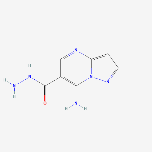 7-amino-2-methylpyrazolo[1,5-a]pyrimidine-6-carbohydrazide (CAS: 22293-71-6) - Related Chemical Product