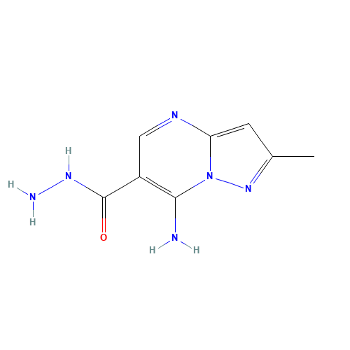 7-amino-2-methylpyrazolo[1,5-a]pyrimidine-6-carbohydrazide (CAS: 22293-71-6) - Related Chemical Product