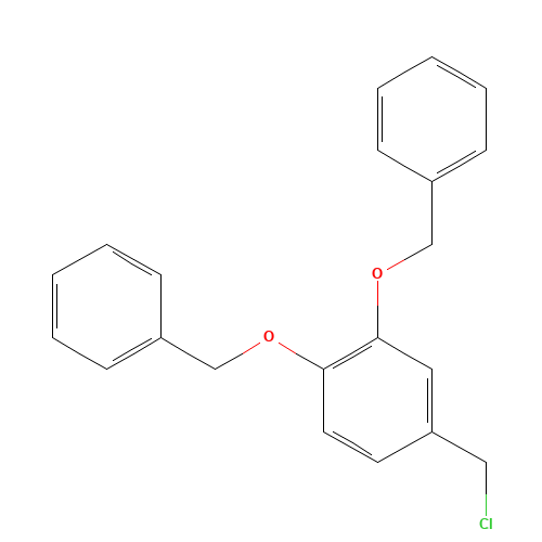 4-(chloromethyl)-1,2-bis(phenylmethoxy)benzene (CAS: 1699-59-8) - Related Chemical Product