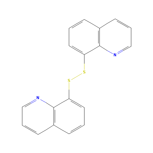 8-(quinolin-8-yldisulfanyl)quinoline (CAS: 1160-28-7) - Related Chemical Product
