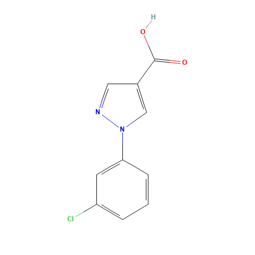 1-(3-chlorophenyl)pyrazole-4-carboxylic acid (CAS: 1053085-34-9) - Related Chemical Product