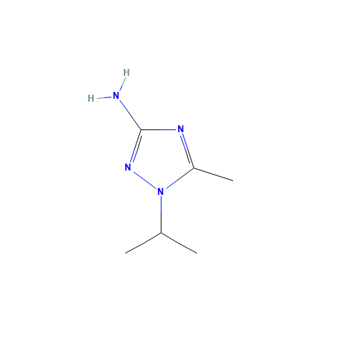 5-methyl-1-propan-2-yl-1,2,4-triazol-3-amine (CAS: 938459-10-0) - Chemical Structure and Molecular Formula 