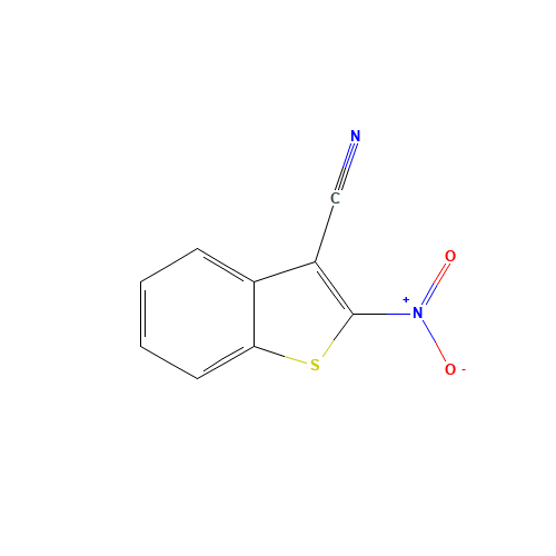 2-nitro-1-benzothiophene-3-carbonitrile (CAS: 612505-78-9) - Related Chemical Product