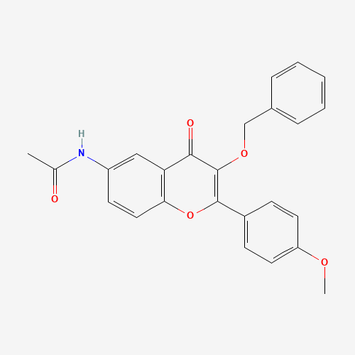 N-[2-(4-methoxyphenyl)-4-oxo-3-phenylmethoxychromen-6-yl]acetamide (CAS: 1187016-53-0) - Related Chemical Product