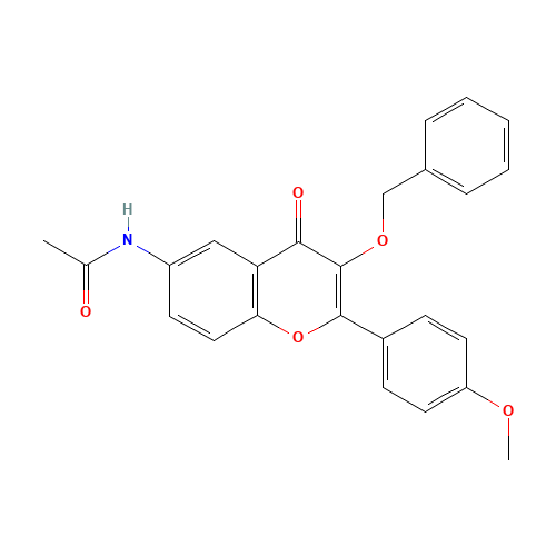N-[2-(4-methoxyphenyl)-4-oxo-3-phenylmethoxychromen-6-yl]acetamide (CAS: 1187016-53-0) - Related Chemical Product