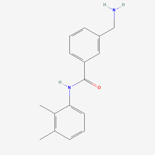 3-(aminomethyl)-N-(2,3-dimethylphenyl)benzamide (CAS: 183270-32-8) - Chemical Structure and Molecular Formula 