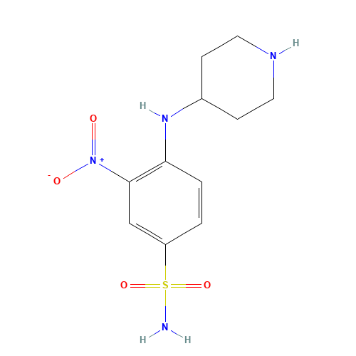 3-nitro-4-(piperidin-4-ylamino)benzenesulfonamide (CAS: 1098350-62-9) - Related Chemical Product