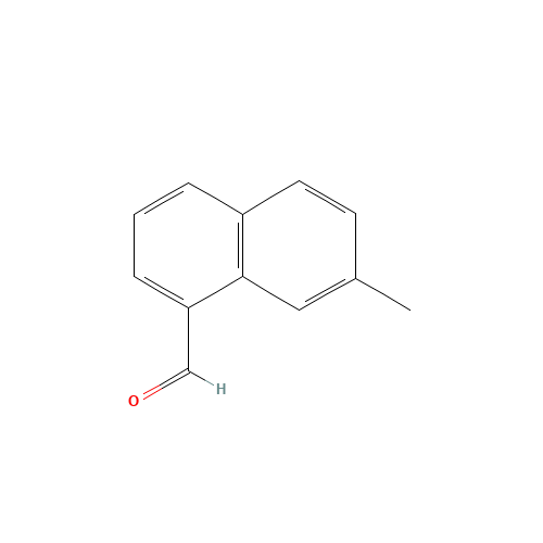 7-methylnaphthalene-1-carbaldehyde (CAS: 63409-06-3) - Chemical Structure and Molecular Formula 