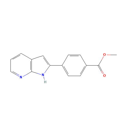 methyl 4-(1H-pyrrolo[2,3-b]pyridin-2-yl)benzoate (CAS: 1346526-30-4) - Related Chemical Product