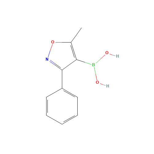 (5-methyl-3-phenyl-1,2-oxazol-4-yl)boronic acid (CAS: 491876-01-8) - Related Chemical Product