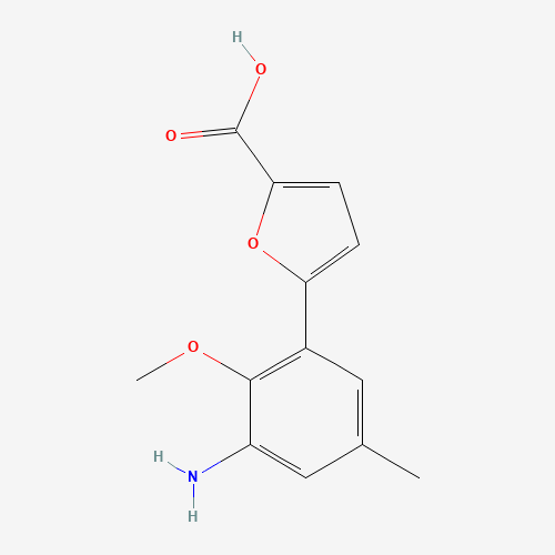 5-(3-amino-2-methoxy-5-methylphenyl)furan-2-carboxylic acid (CAS: 1262298-18-9) - Related Chemical Product