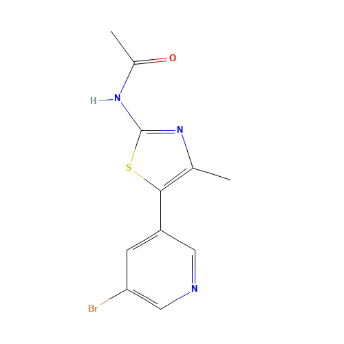 N-[5-(5-bromopyridin-3-yl)-4-methyl-1,3-thiazol-2-yl]acetamide (CAS: 887310-15-8) - Related Chemical Product