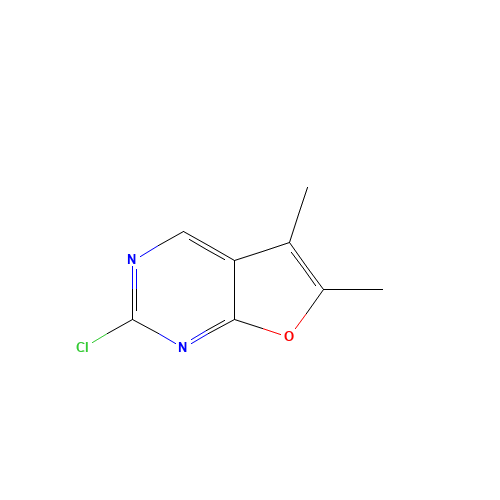 2-chloro-5,6-dimethylfuro[2,3-d]pyrimidine (CAS: 1030377-51-5) - Related Chemical Product