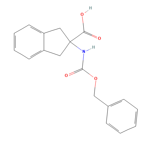2-(phenylmethoxycarbonylamino)-1,3-dihydroindene-2-carboxylic acid (CAS: 91733-75-4) - Related Chemical Product