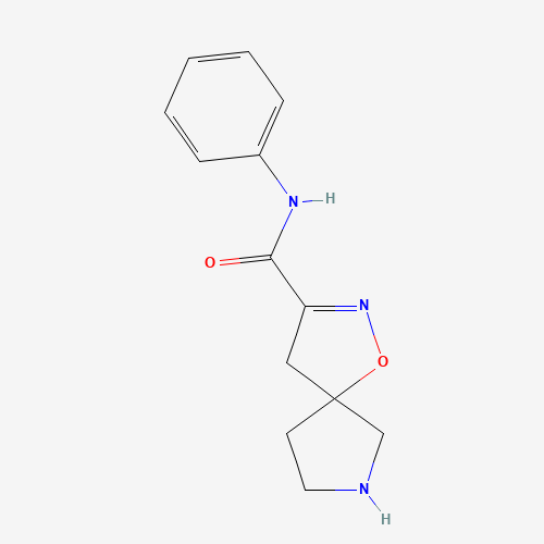 N-phenyl-1-oxa-2,7-diazaspiro[4.4]non-2-ene-3-carboxamide (CAS: 1208234-89-2) - Chemical Structure and Molecular Formula 
