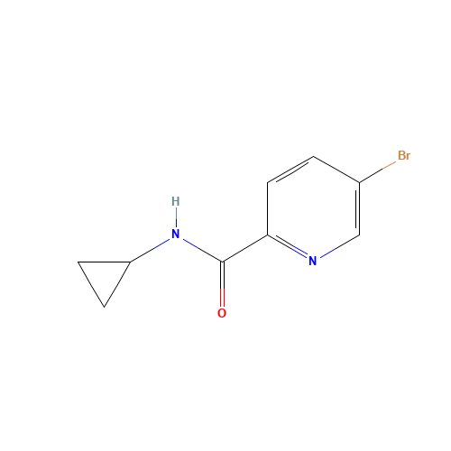 5-bromo-N-cyclopropylpyridine-2-carboxamide (CAS: 638219-77-9) - Related Chemical Product
