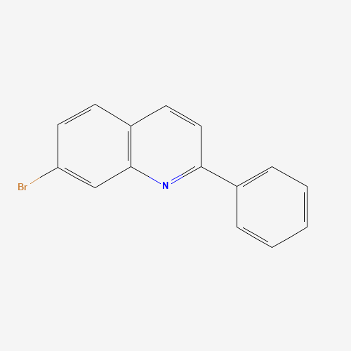 7-bromo-2-phenylquinoline (CAS: 1203578-65-7) - Chemical Structure and Molecular Formula 