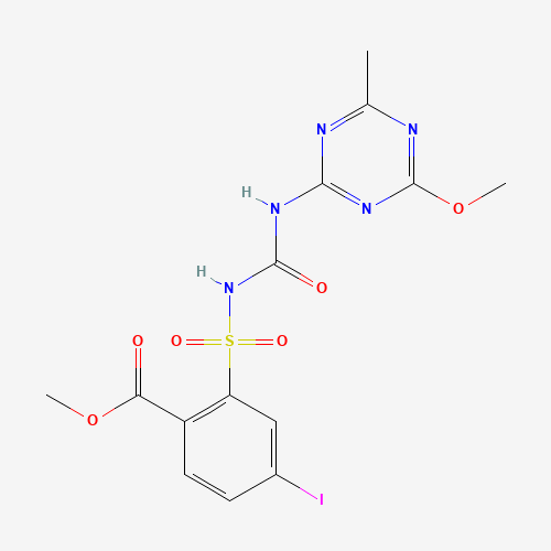 methyl 4-iodo-2-[(4-methoxy-6-methyl-1,3,5-triazin-2-yl)carbamoylsulfamoyl]benzoate (CAS: 185119-76-0) - Related Chemical Product