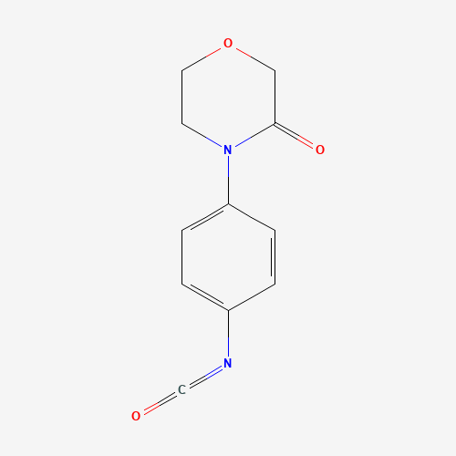 4-(4-isocyanatophenyl)morpholin-3-one (CAS: 1325210-64-7) - Chemical Structure and Molecular Formula 