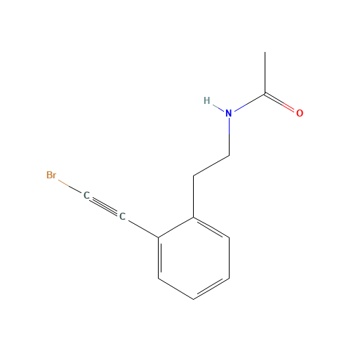 N-[2-[2-(2-bromoethynyl)phenyl]ethyl]acetamide (CAS: 1247089-31-1) - Related Chemical Product