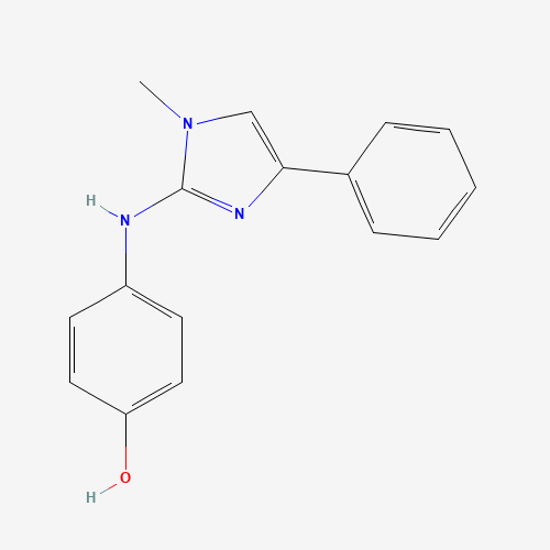 4-[(1-methyl-4-phenylimidazol-2-yl)amino]phenol (CAS: 948562-75-2) - Related Chemical Product