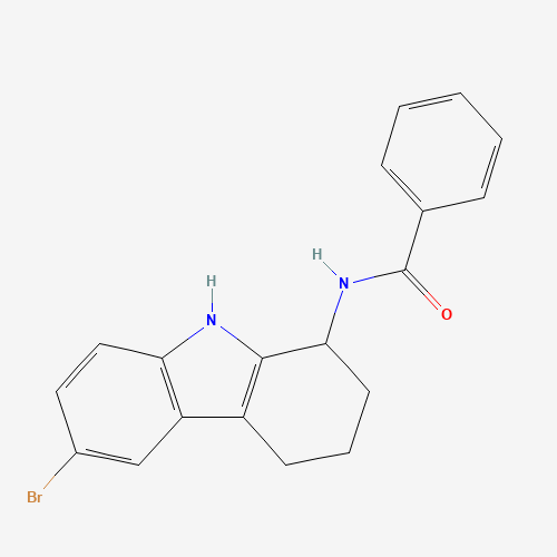N-(6-bromo-2,3,4,9-tetrahydro-1H-carbazol-1-yl)benzamide (CAS: 827590-44-3) - Related Chemical Product