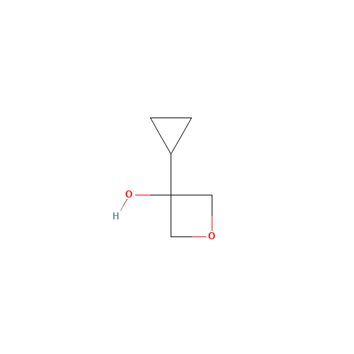 3-cyclopropyloxetan-3-ol (CAS: 1408291-64-4) - Chemical Structure and Molecular Formula 