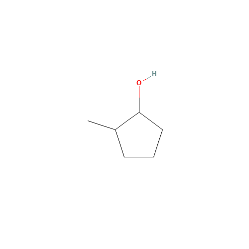 2-methylcyclopentan-1-ol (CAS: 24070-77-7) - Chemical Structure and Molecular Formula 