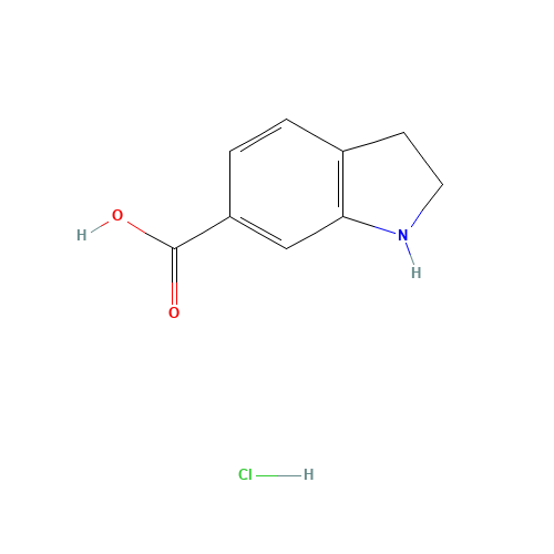 2,3-dihydro-1H-indole-6-carboxylic acid;hydrochloride (CAS: 15861-37-7) - Related Chemical Product