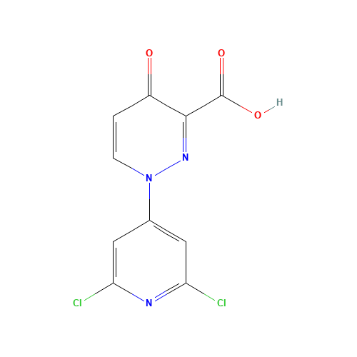 1-(2,6-dichloropyridin-4-yl)-4-oxopyridazine-3-carboxylic acid (CAS: 1314396-69-4) - Related Chemical Product