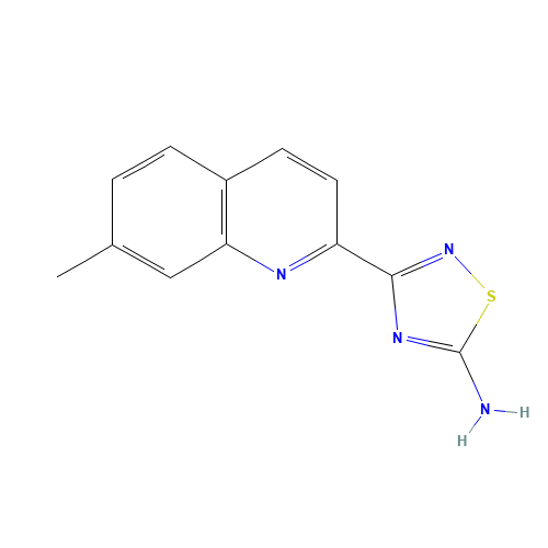 3-(7-methylquinolin-2-yl)-1,2,4-thiadiazol-5-amine (CAS: 1179360-41-8) - Related Chemical Product